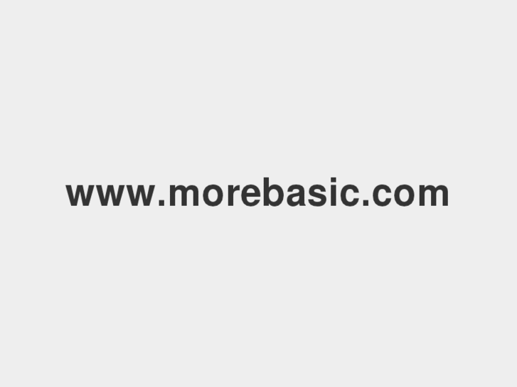 www.morebasic.com
