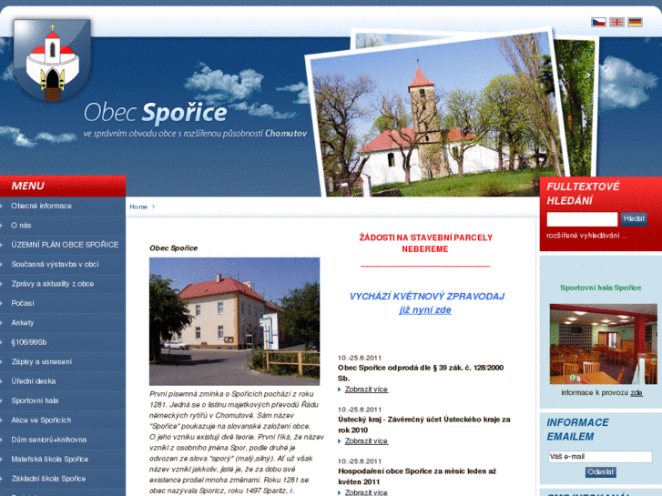 www.obecsporice.cz