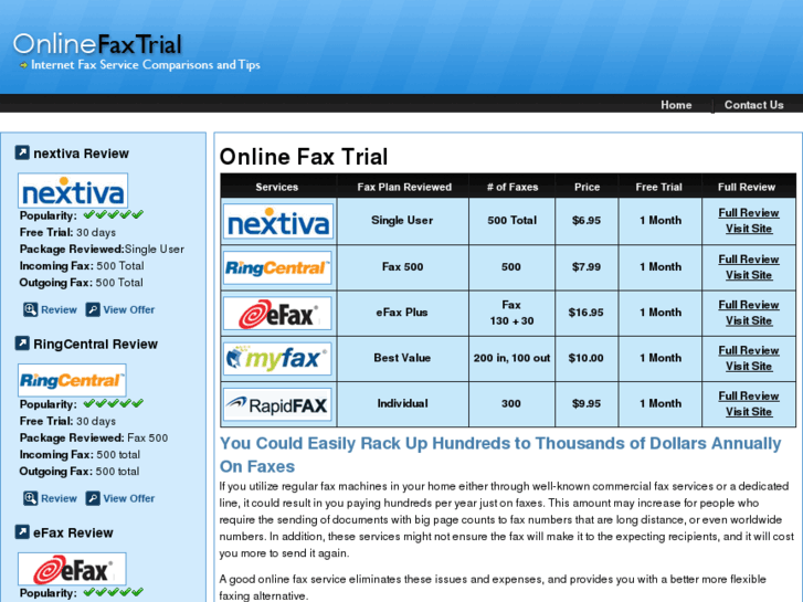 www.onlinefaxtrial.com