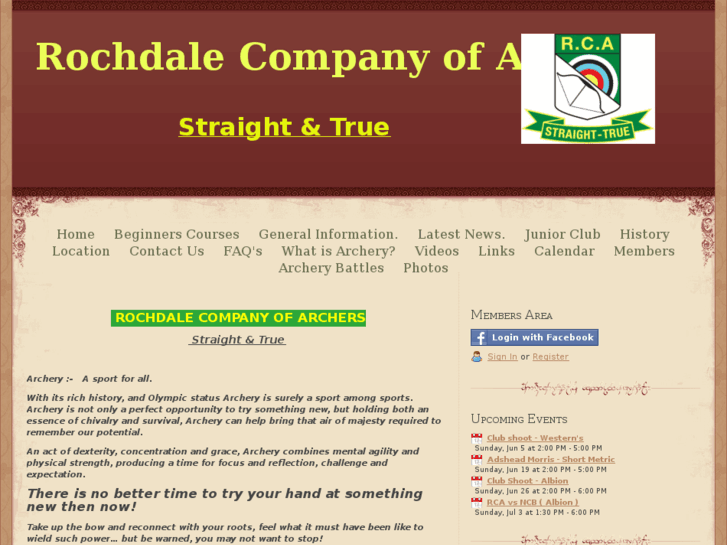 www.rochdalecompanyofarchers.com