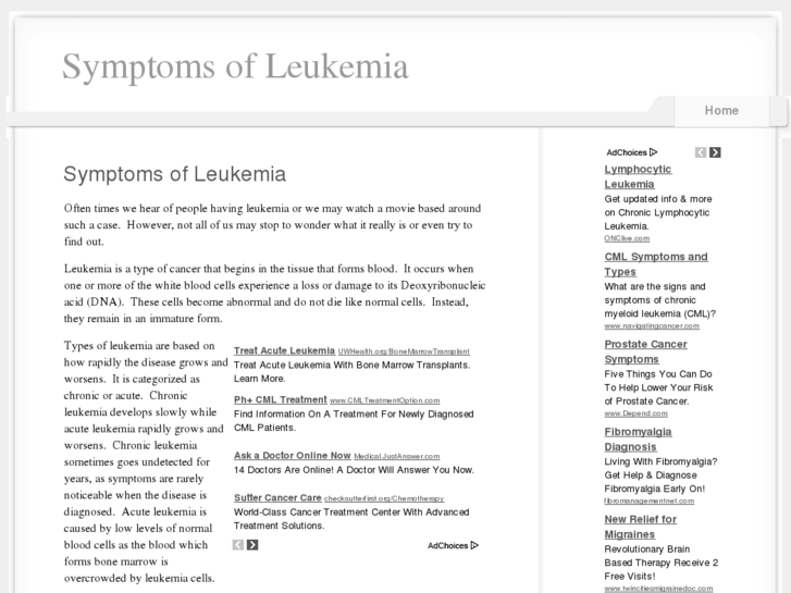 www.symptomsofleukemia.net