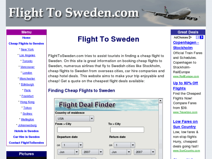 www.flighttosweden.com