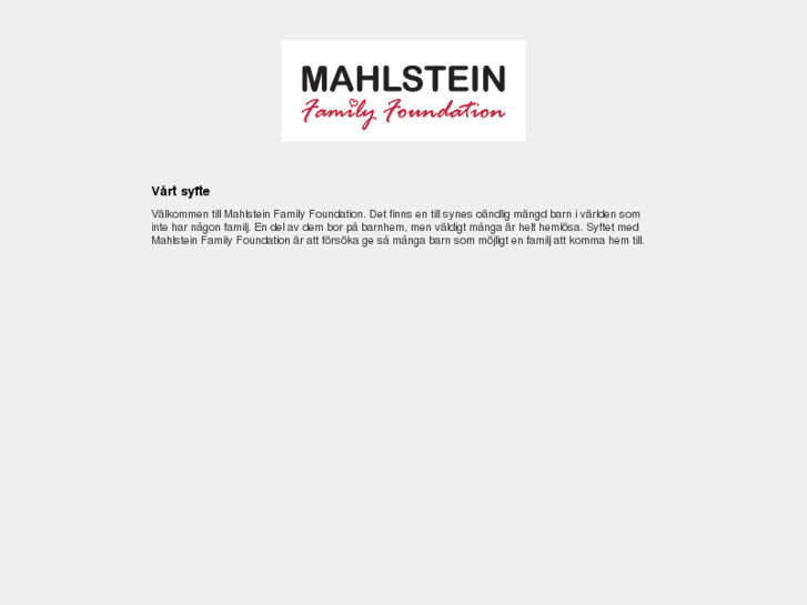 www.mahlsteinfoundation.org