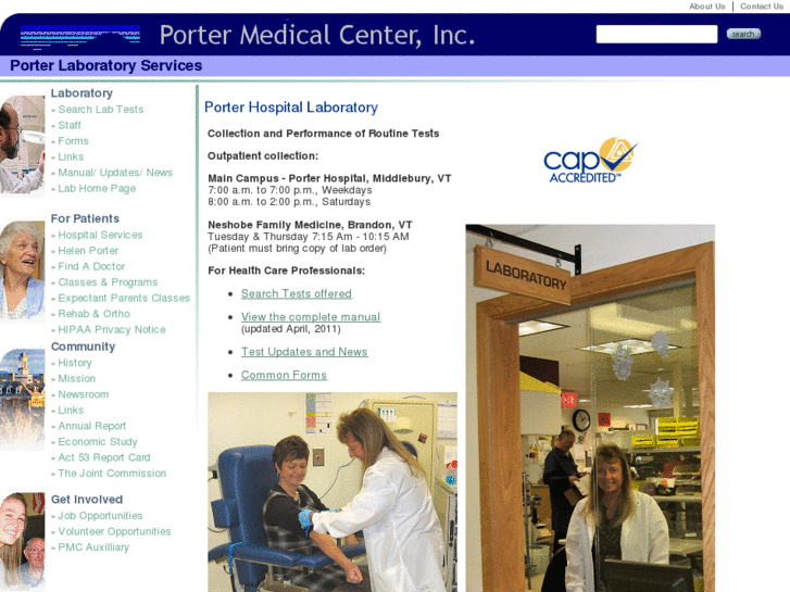 www.porterhospitallab.org