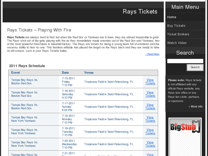 www.rays-tickets.net