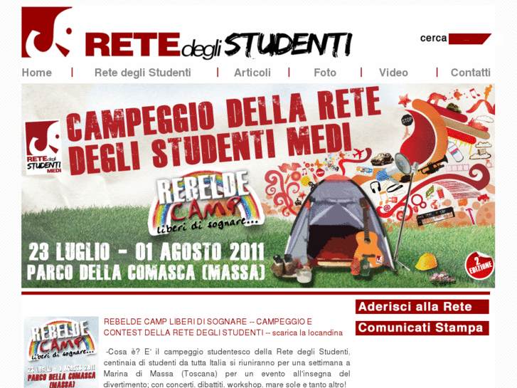 www.retedeglistudenti.it