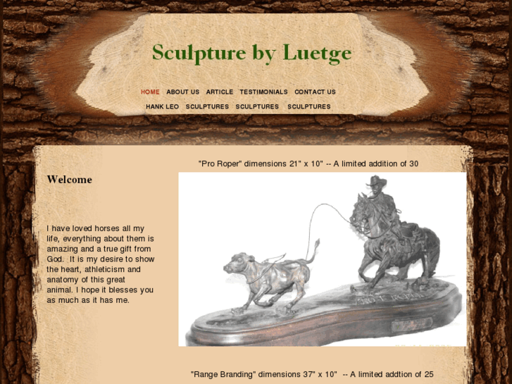 www.sculpturebyluetge.com