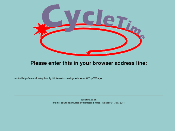 www.cycletime.co.uk