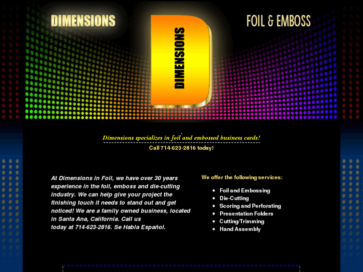 www.dimensionsinfoil.com
