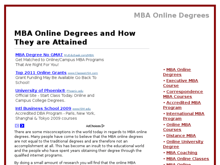 www.mbaonlinedegrees.org