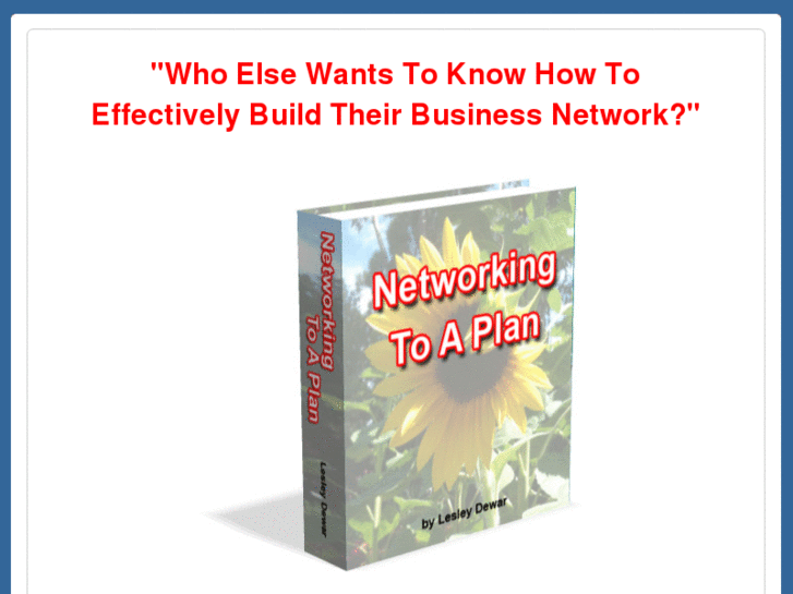 www.networkingtoaplan.com