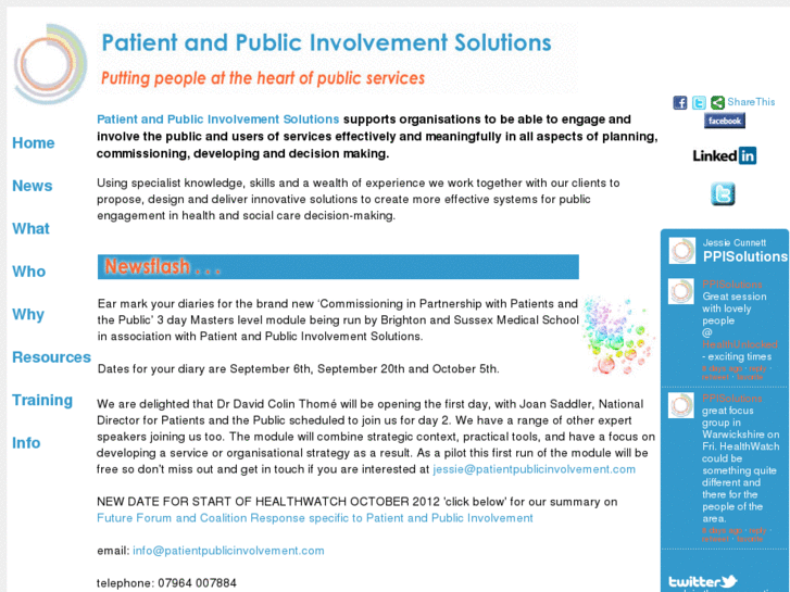 www.patientpublicinvolvement.com