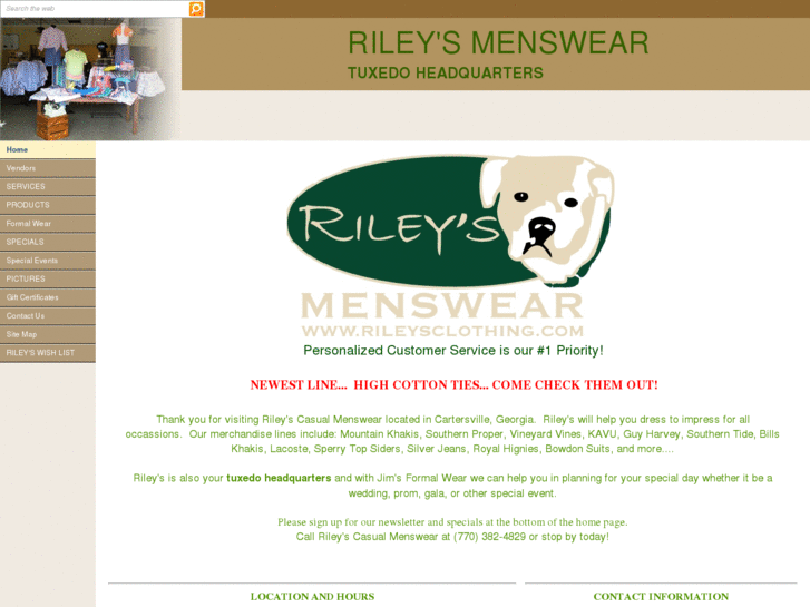 www.rileysclothing.com