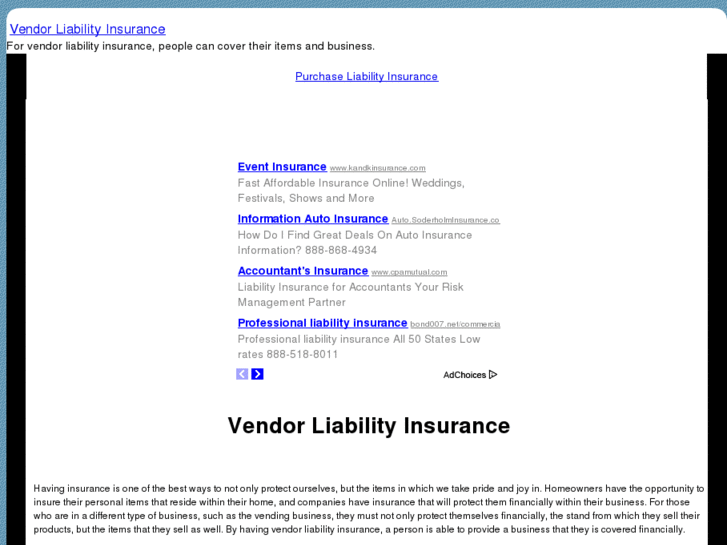 www.vendorliabilityinsurance.com