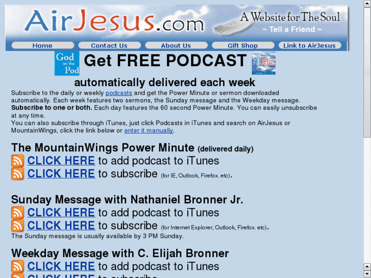 www.airjesuspod.com