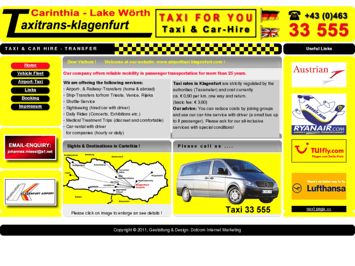 www.airporttaxi-klagenfurt.com