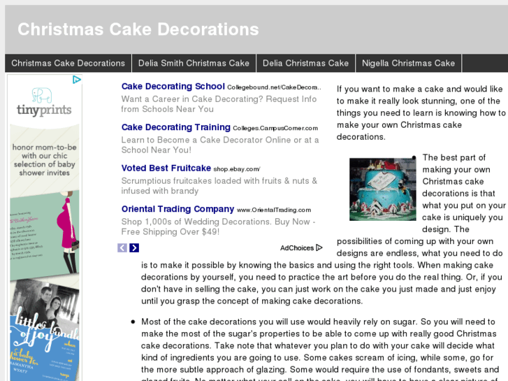 www.christmascakedecorations.net