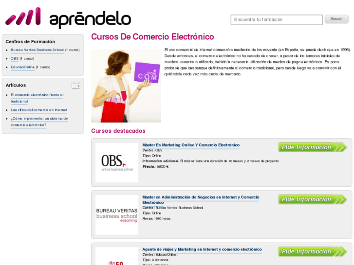 www.cursoscomercioelectronico.org