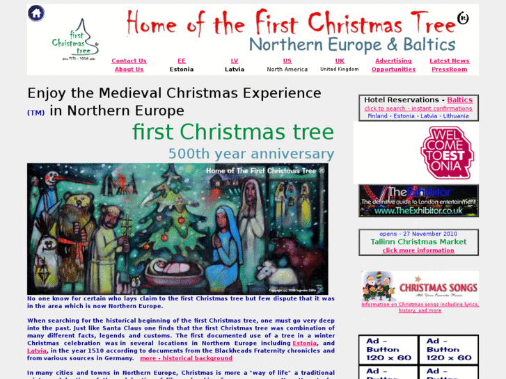 www.firstchristmastree.eu