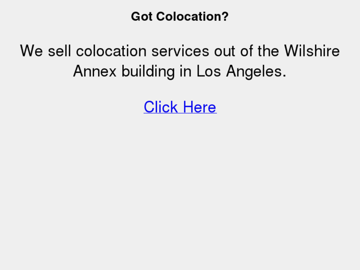 www.gotcolocation.net