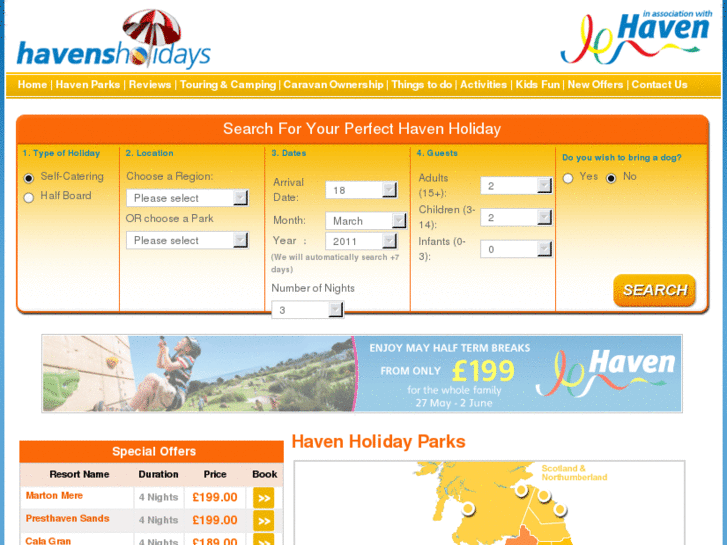 www.havensholidays.co.uk