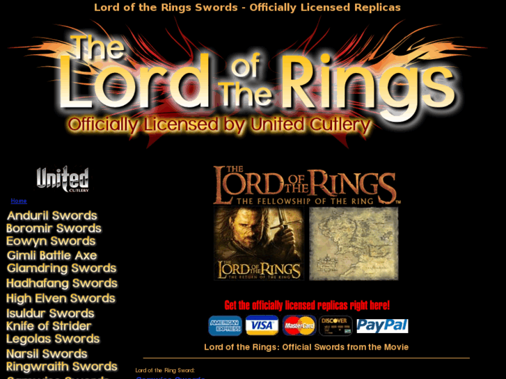 www.lordoftheringswords.com