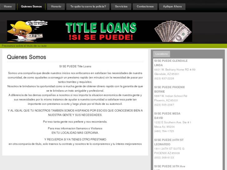 www.sisepuedetitleloans.com