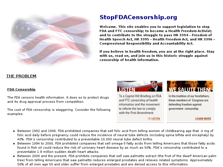 www.stopfdacensorship.org