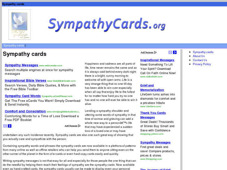 www.sympathycards.org