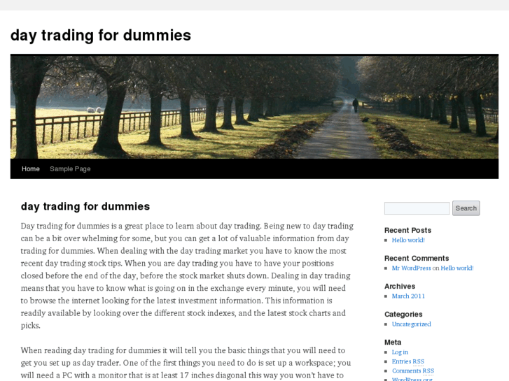 www.daytradingfordummies.info