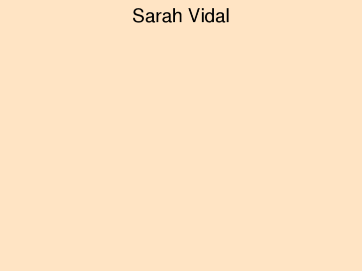 www.sarahvidal.com