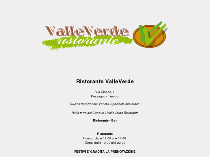 www.valleverderistorante.com