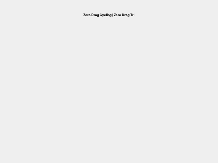 www.zerodragcycling.com