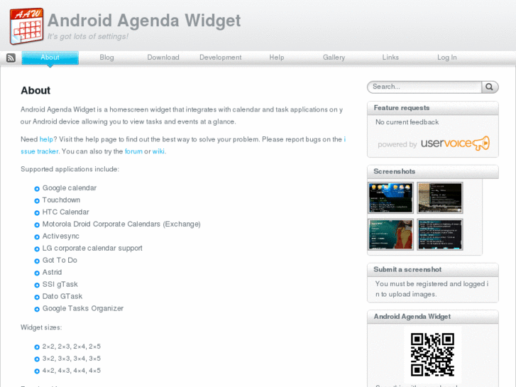 www.androidagendawidget.com