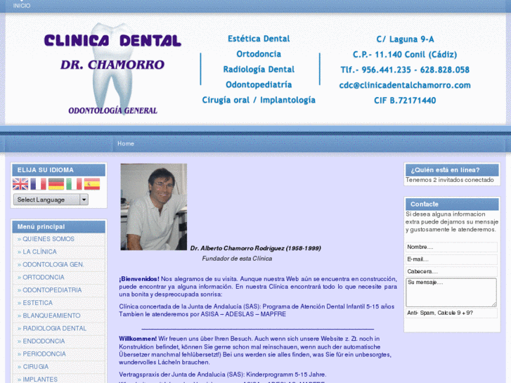 www.clinicadentalchamorro.com