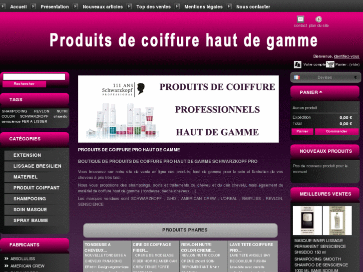 www.coiffure-produit.com