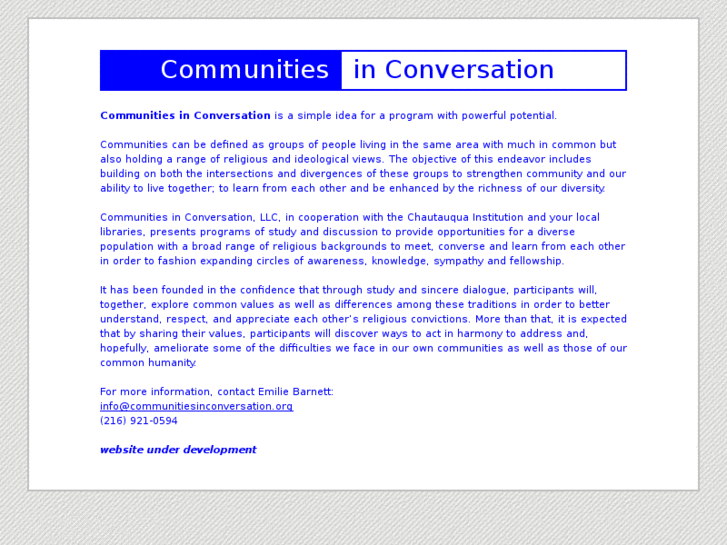 www.communitiesinconversation.org