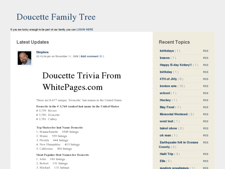 www.doucettefamilytree.com