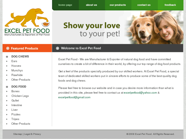 www.excelpetfood.com