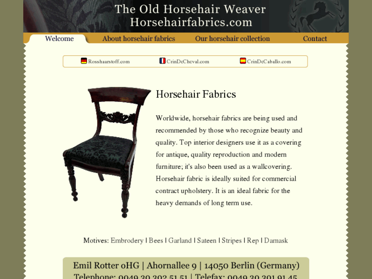 www.horsehair-fabric.com