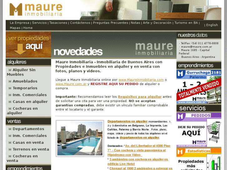 www.inmobiliariamaure.com