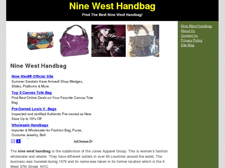 www.ninewesthandbag.org