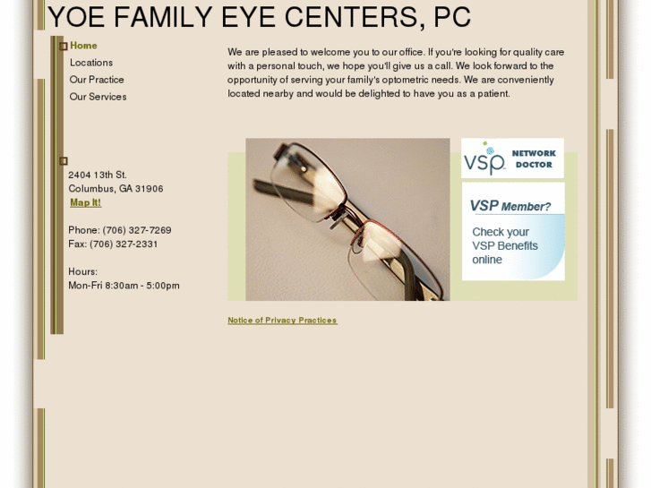 www.yoefamilyeyecenters.com