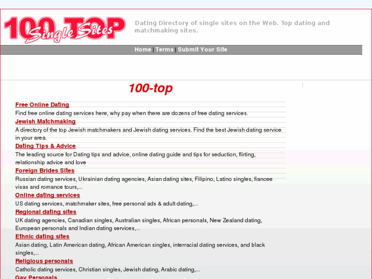 www.100-top-single-sites.com