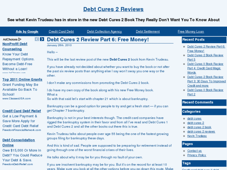 www.debtcures2reviews.com