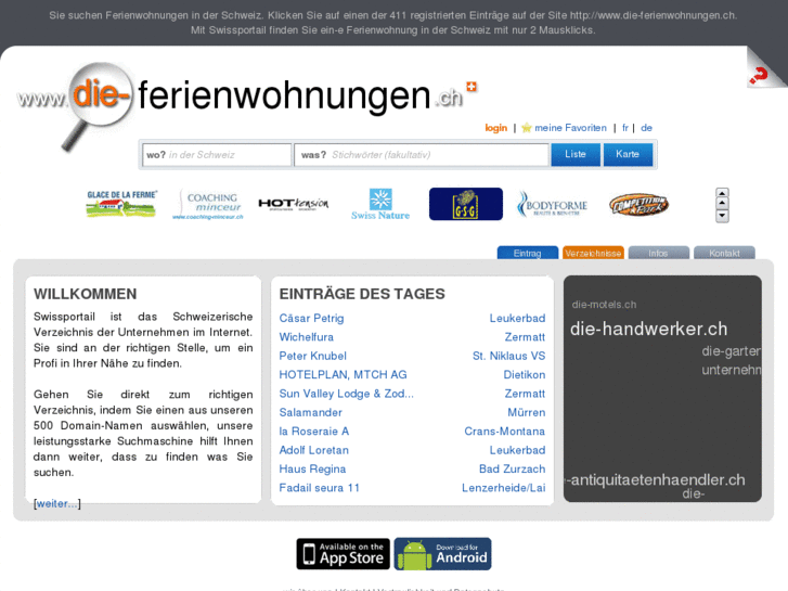 www.die-ferienwohnungen.ch