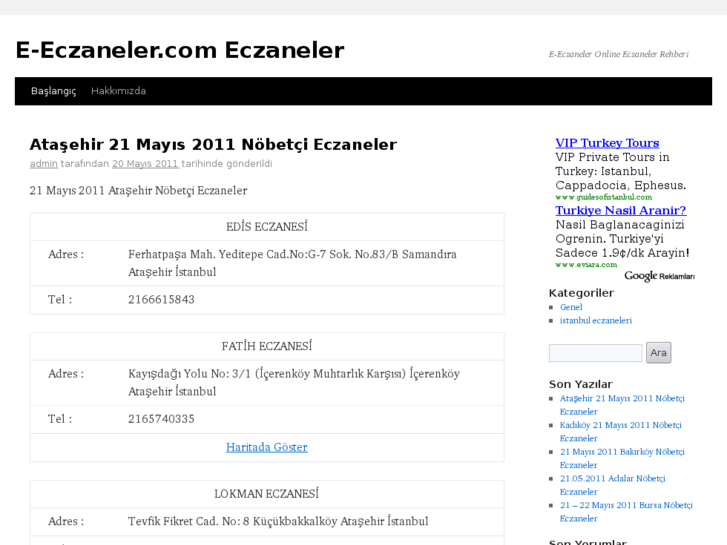 www.e-eczaneler.com