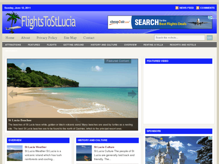 www.flightstostlucia.com