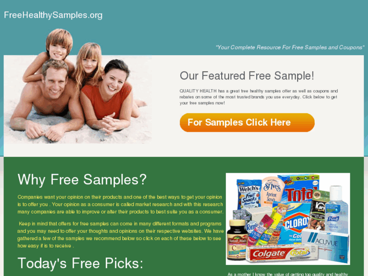 www.freehealthysamples.org