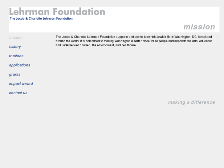 www.lehrmanfoundation.org